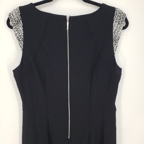 White House Black Market Monochrome Midi Dress - Picture 6 of 8